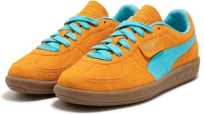 Puma Palermo 'Dark Cheddar Bright Aqua' 396463-13 Lookbook Puma Palermo 'Dark Cheddar Bright Aqua' 396463-13