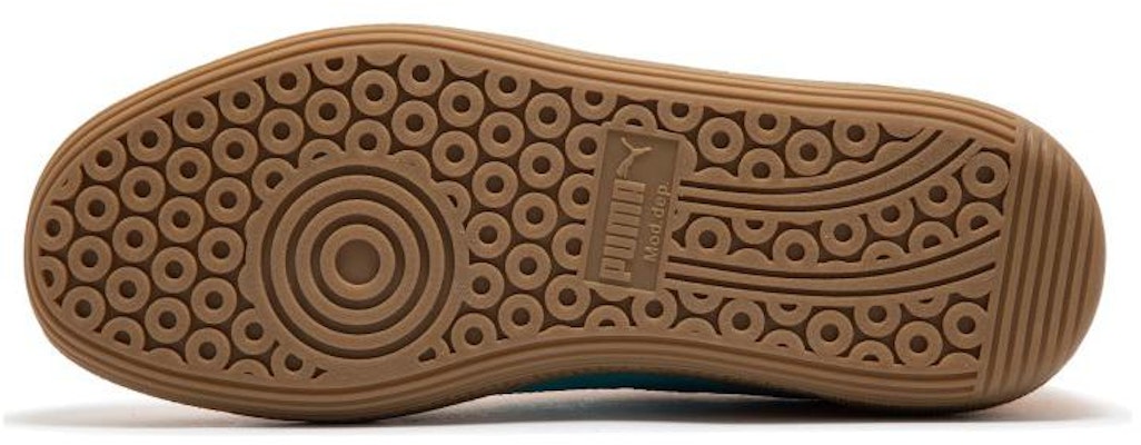 Puma Palermo 'Dark Cheddar Bright Aqua' 396463-13 Details for Puma Palermo 'Dark Cheddar Bright Aqua' 396463-13