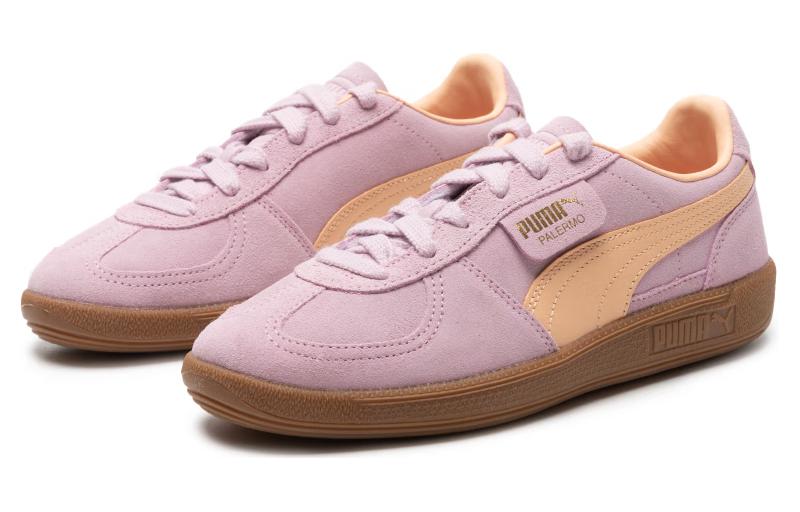 Lookbook PUMA Palermo 舒適百搭 防滑耐磨 低幫 板鞋 男女同款 粉色