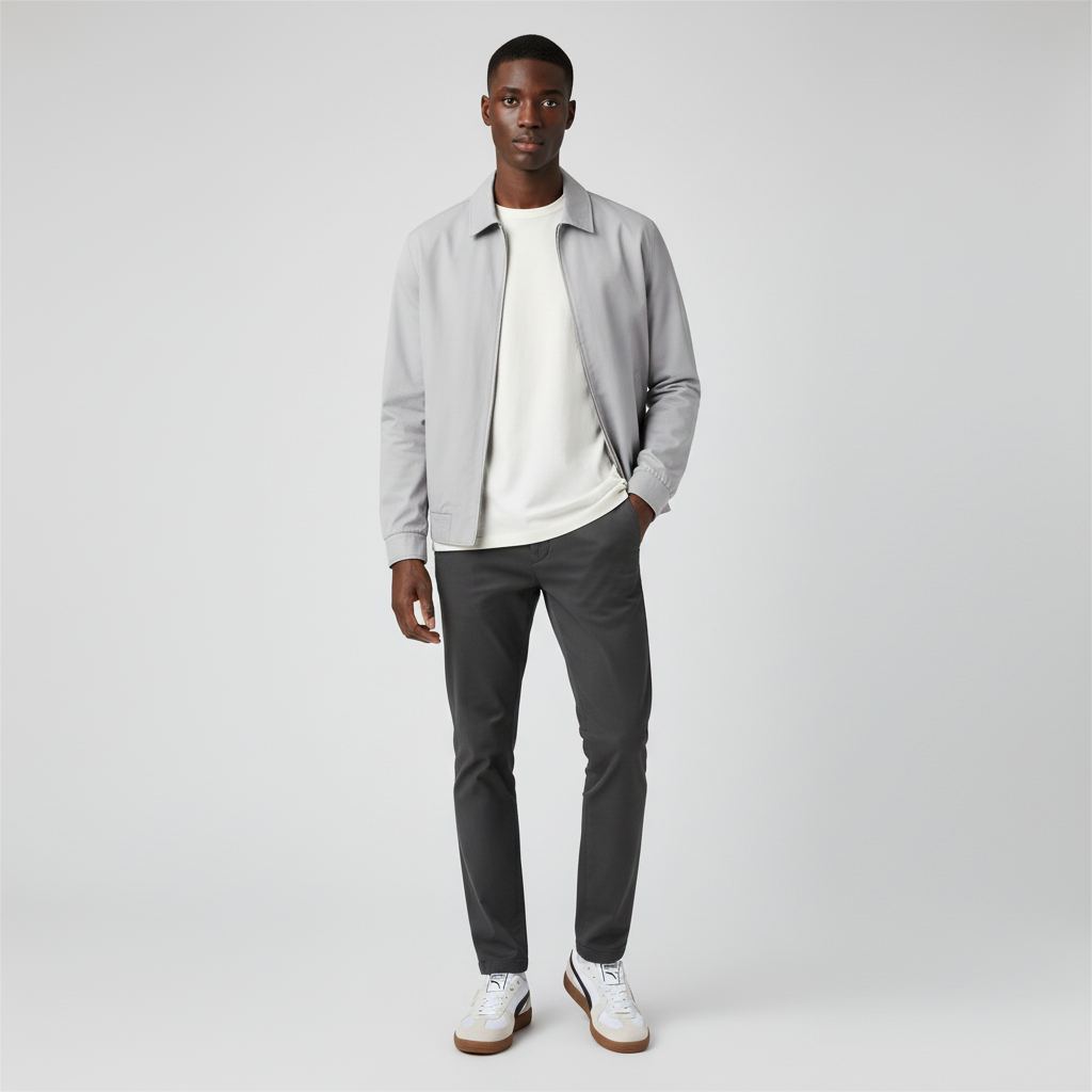 Lookbook プーマ パレルモ グレー/ブラック 399341-01