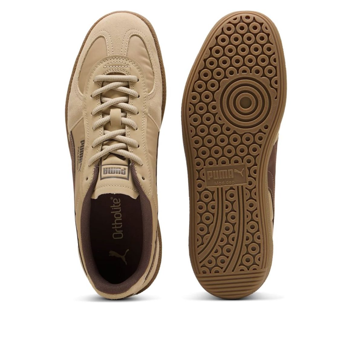 Shop Puma Palermo ''Pop - Toasted Almond Flat Bronze'' Sneakers 403257-04