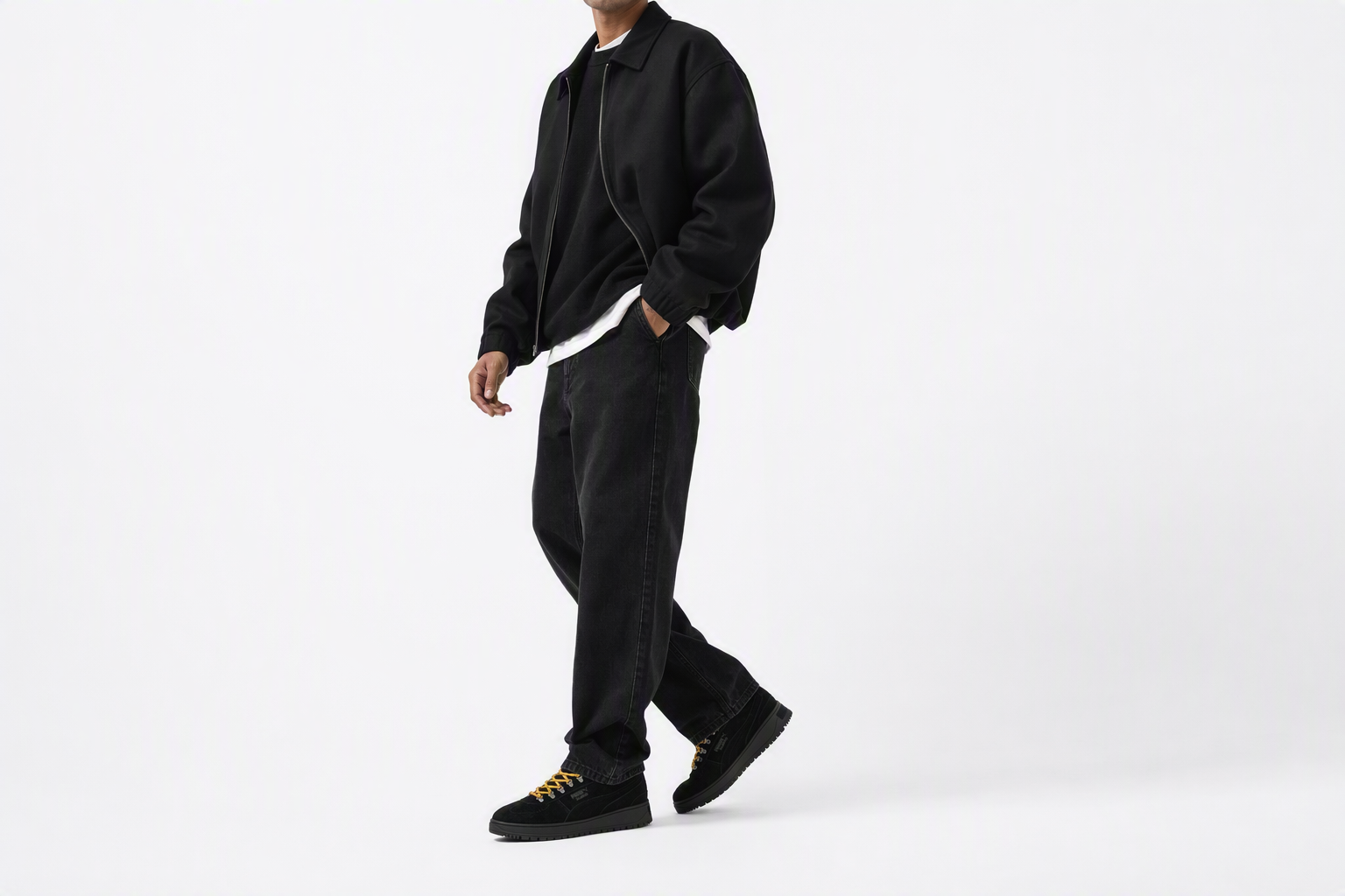 Order Puma Palermo Alpino Peludo Negro Amarillo Sizzle 403699-01