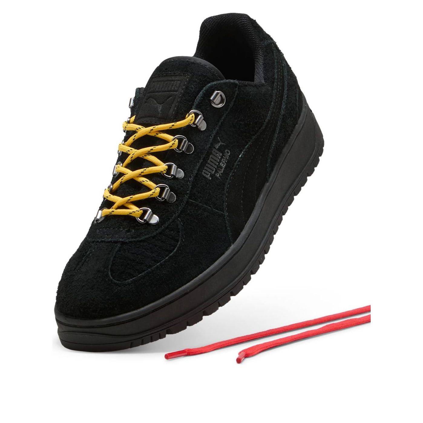 Shop Puma Palermo Alpino Peludo Negro Amarillo Sizzle 403699-01