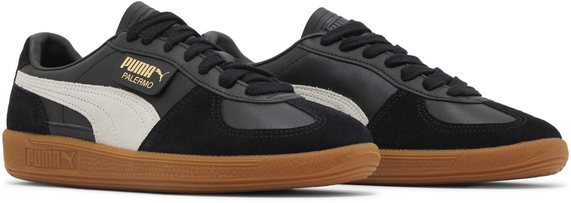 Puma Palermo Cuir ''Noir Gris Plume Gum'' 396464-03 Cheap Puma Palermo Cuir ''Noir Gris Plume Gum'' 396464-03