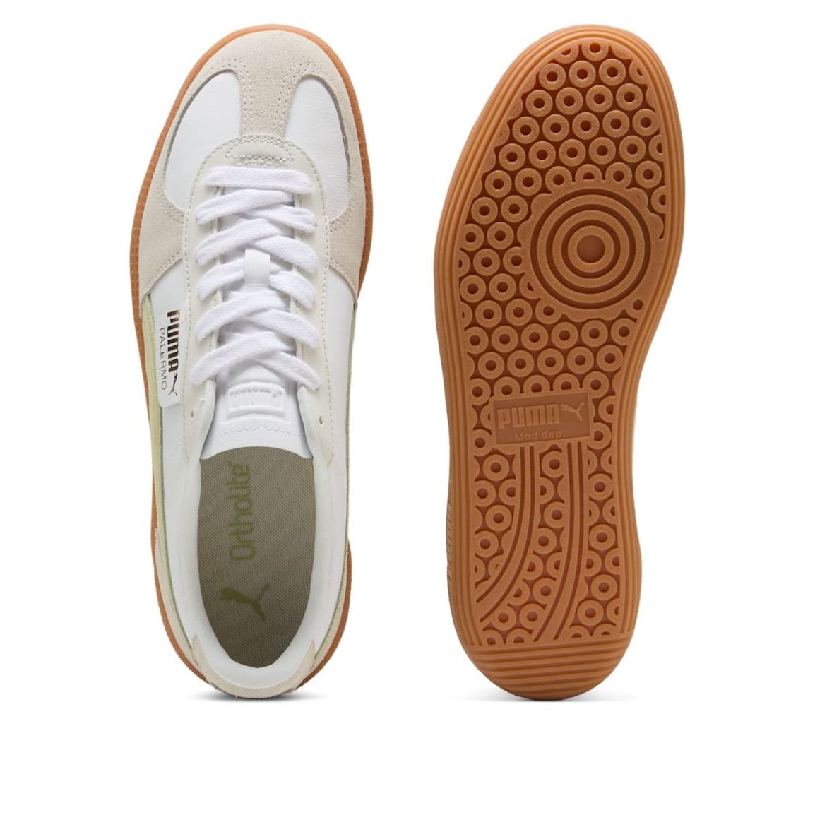 Purchase Puma Palermo Leather ''Kelabu Vapor Hijau Pistachio'' 396464-18