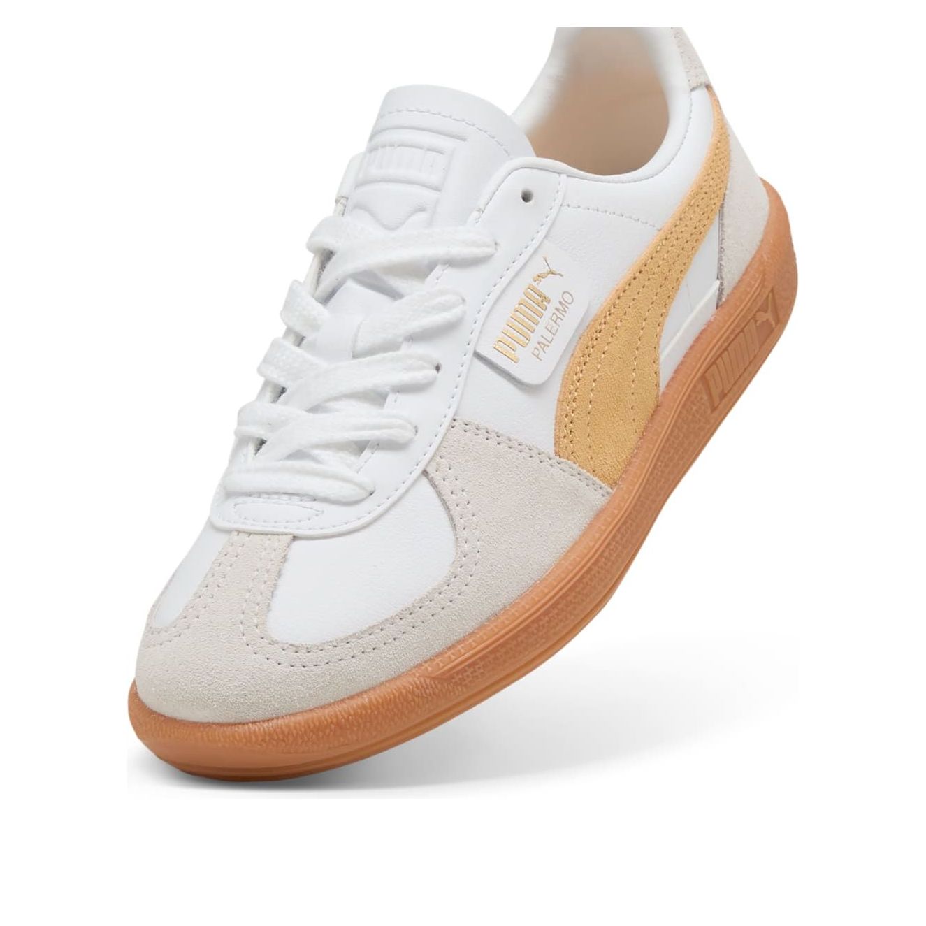Purchase Puma Palermo 皮革款 '白杏色' 396464-19