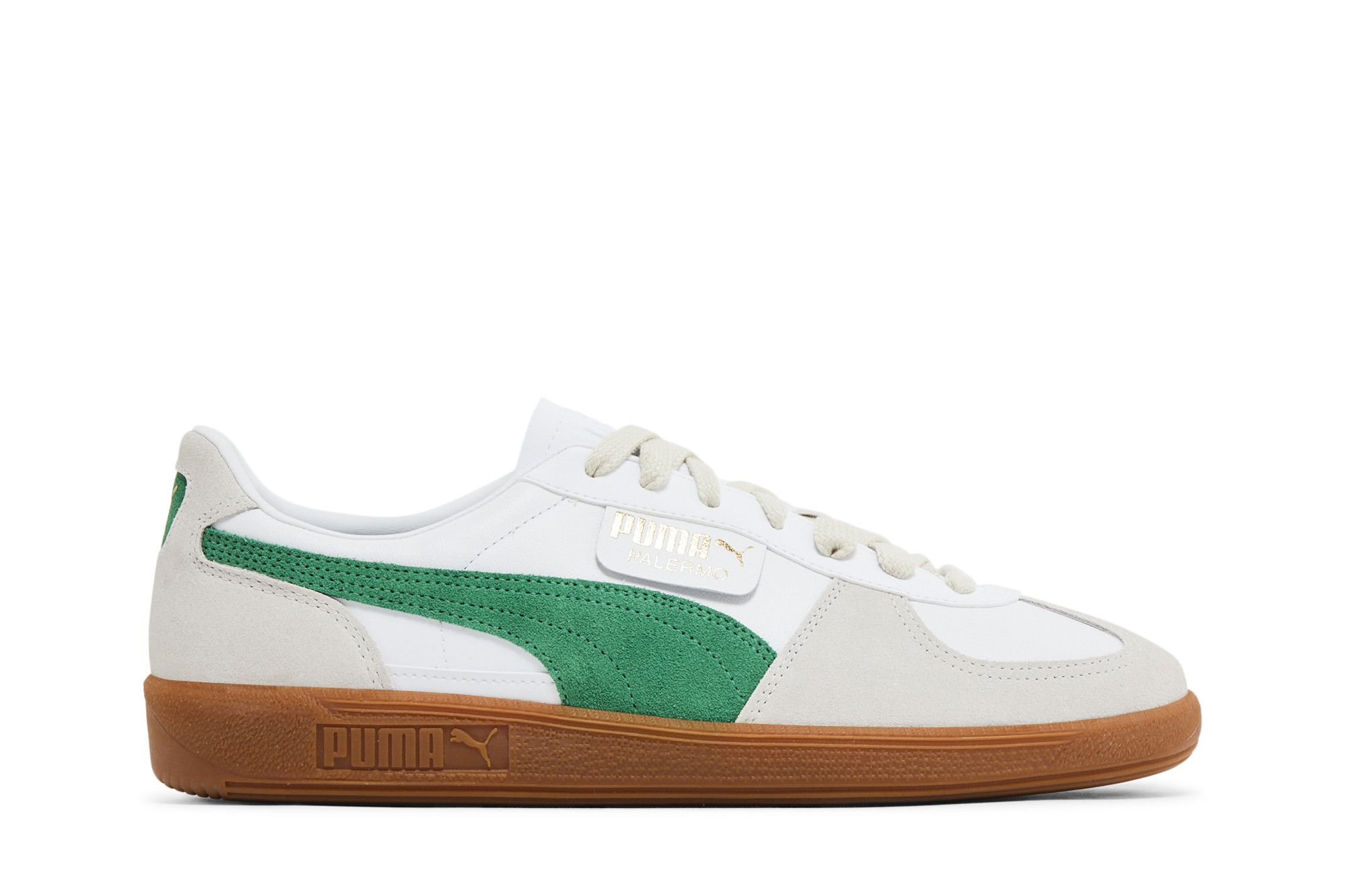 Puma Palermo Leather 'White Archive Green Gum' 396464-07