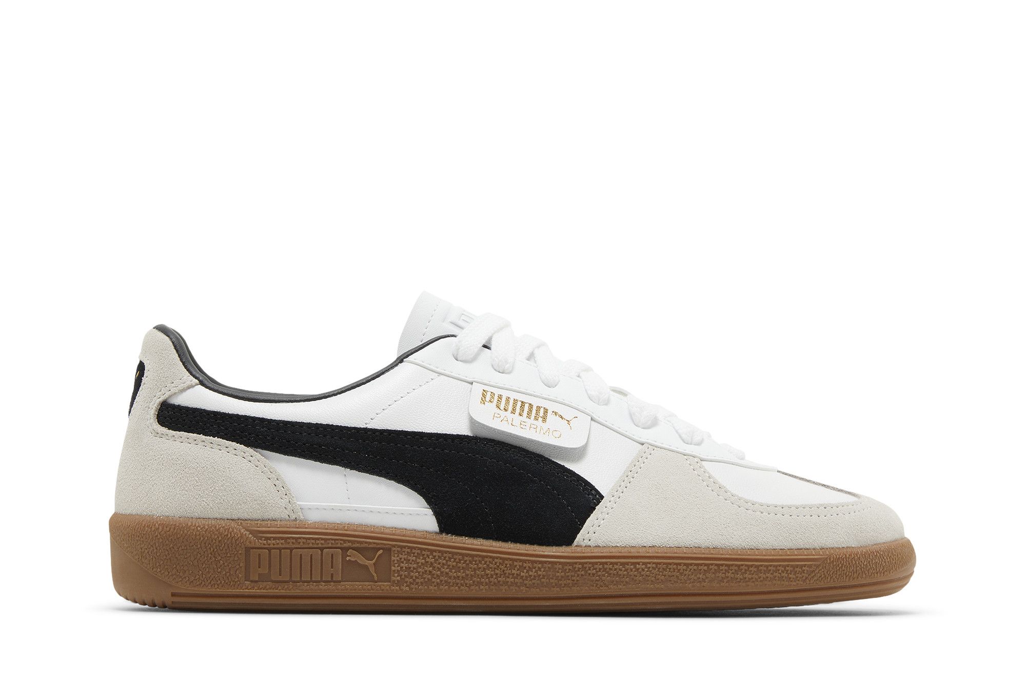 Puma Palermo Leather 'White Black Gum' 396464-01
