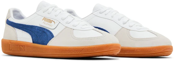 PUMA 帕洛瑪 LTH 防滑 低筒 滑板鞋 男女同款 白米藍 Cheap PUMA 帕洛瑪 LTH 防滑 低筒 滑板鞋 男女同款 白米藍