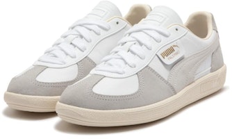 プーマ パレルモ レザー 白/クールライトグレー 396464-02 Shop プーマ パレルモ レザー 白/クールライトグレー 396464-02