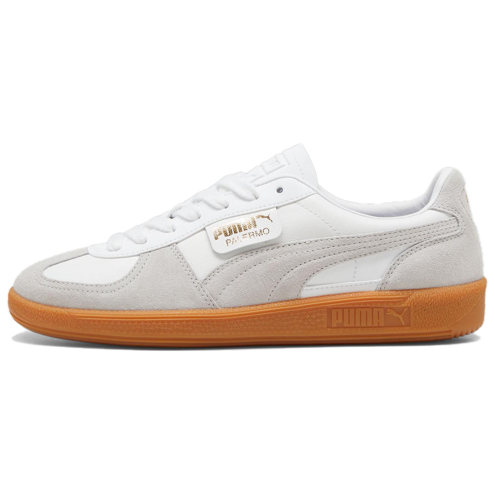 Puma Palermo Leather 'White Glacial Grey Gum' 396464-12