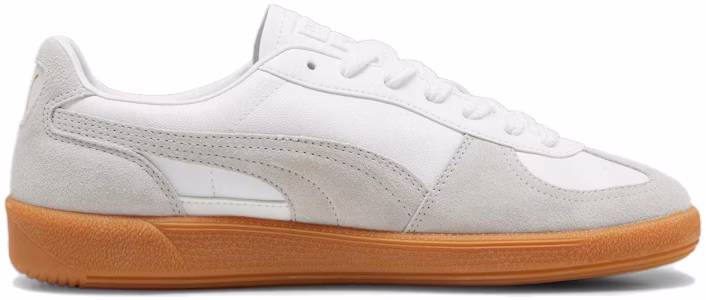 Puma Palermo Kulit 'Putih Abu-Abu Glacial Gum' 396464-12 Order Puma Palermo Kulit 'Putih Abu-Abu Glacial Gum' 396464-12