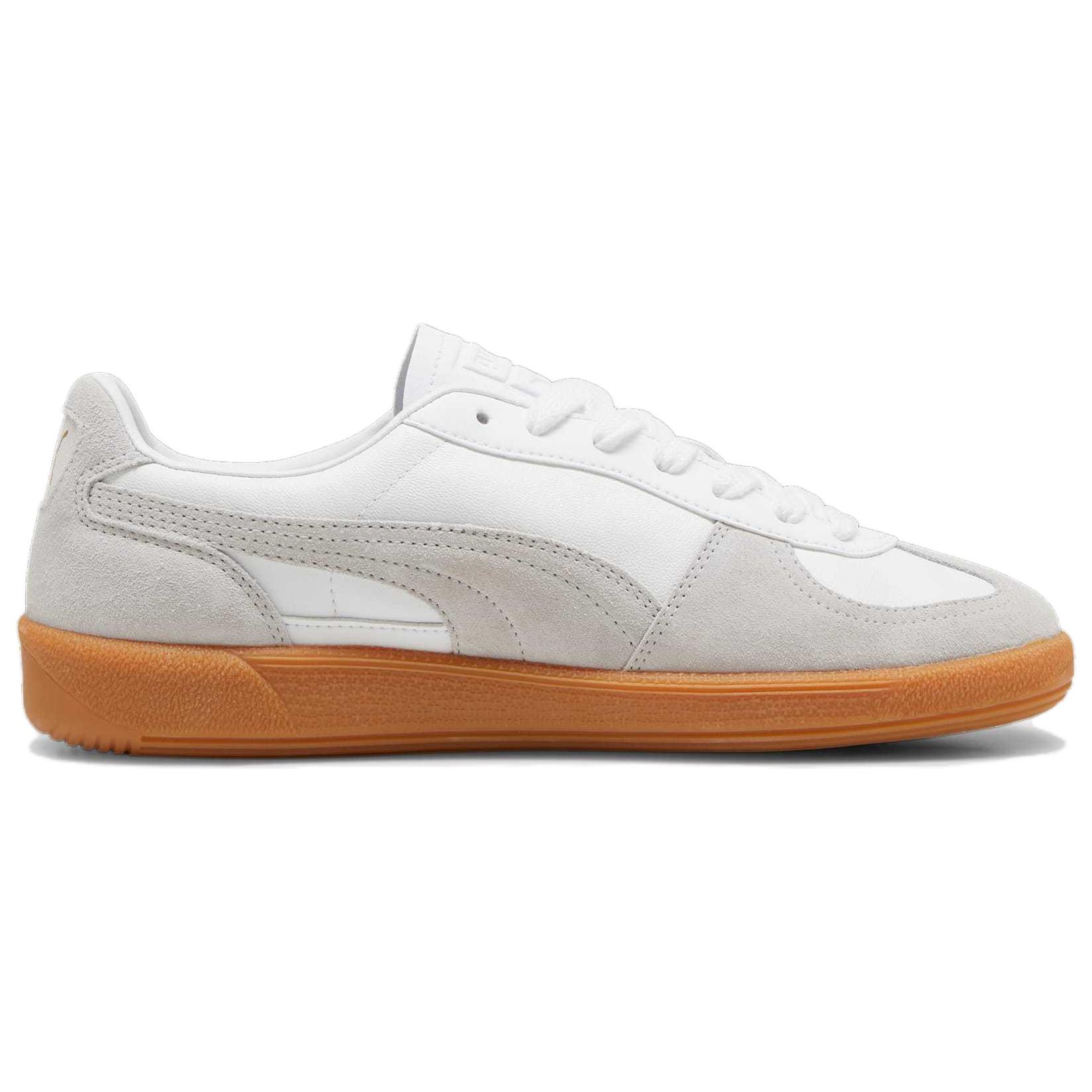 Lookbook Puma Palermo Leder ''Weiß Glacial Grau Gum'' 396464-12