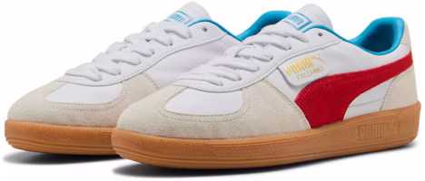 Lookbook Puma Palermo 全皮革運動鞋 ''白/紅'' 396464-21