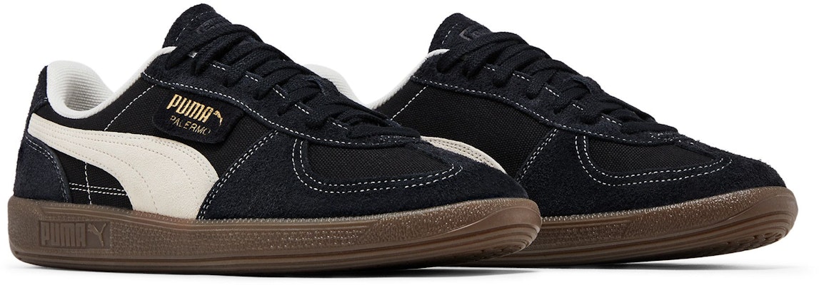 Puma Palermo Vintage 'Black Ivory Gum' 396841-04 Cheap Puma Palermo Vintage 'Black Ivory Gum' 396841-04