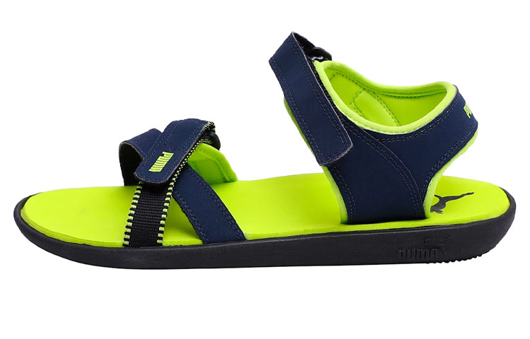 Puma Pebble IDP Sandals 'Green Blue' 364840-07