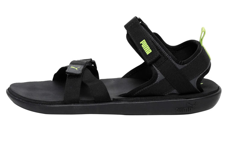 Puma Pebble II IDP Sandals 'Black Green' 339830-02