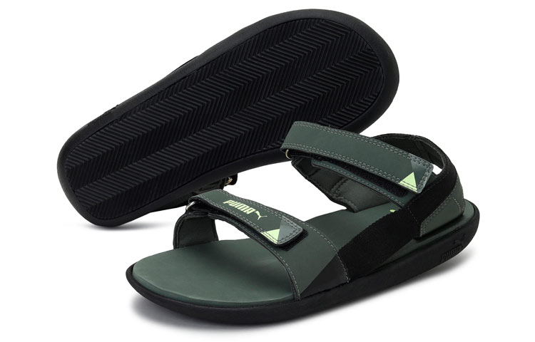 Lookbook Puma Pebble MU IDP Sandal 'Black Green' 373006-05