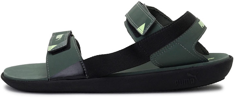Puma Pebble MU IDP Sandal 'Black Green' 373006-05 Buy Puma Pebble MU IDP Sandal 'Black Green' 373006-05