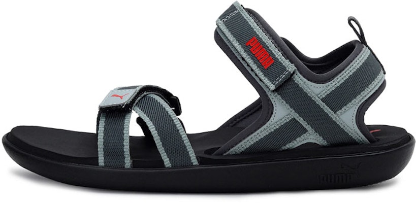 Puma Pebble MU IDP Sandals 'Black Grey Blue' 373006-01 Buy Puma Pebble MU IDP Sandals 'Black Grey Blue' 373006-01