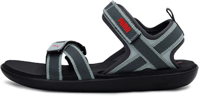 Puma Pebble MU IDP Sandals 'Black Grey Blue' 373006-01 Puma Pebble MU IDP Sandals 'Black Grey Blue' 373006-01