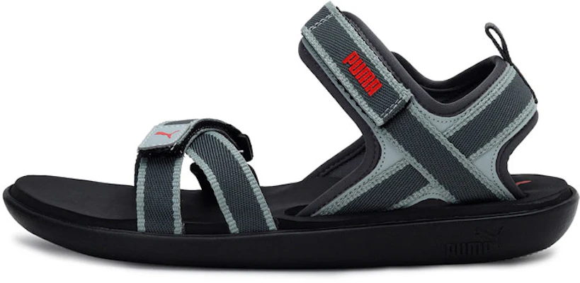Puma Pebble MU IDP Sandals 'Black Grey Blue' 373006-01 Buy Puma Pebble MU IDP Sandals 'Black Grey Blue' 373006-01