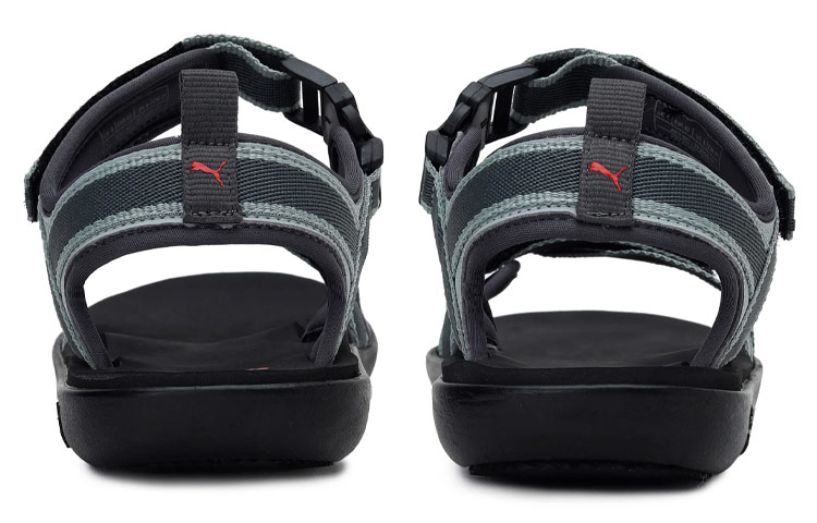 Lookbook Puma Pebble MU IDP Sandals 'Black Grey Blue' 373006-01