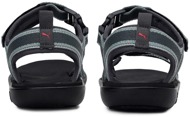 Puma Pebble MU IDP Sandals 'Black Grey Blue' 373006-01 Shop Puma Pebble MU IDP Sandals 'Black Grey Blue' 373006-01