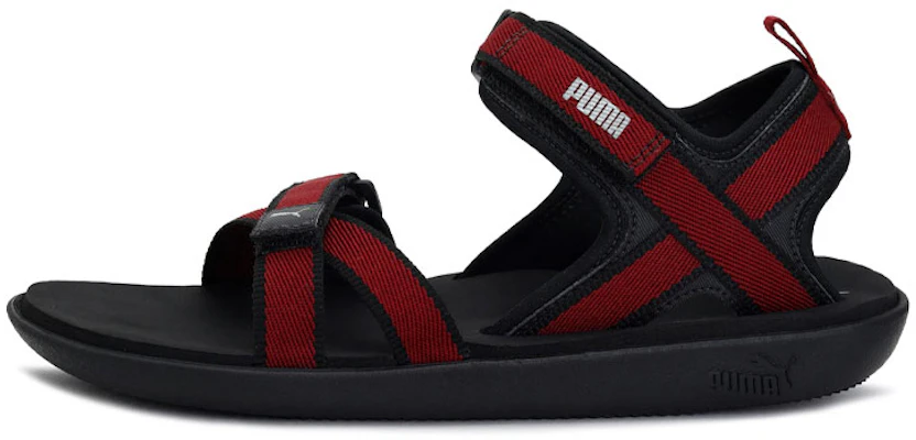 Puma Pebble MU IDP Sandals 'Black Red' 373006-04 Buy Puma Pebble MU IDP Sandals 'Black Red' 373006-04