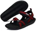 Shop Puma Pebble MU IDP Sandals 'Black Red' 373006-04