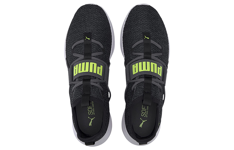 Lookbook プーマ ペルシストXTニット 黒/白/緑 192616-06