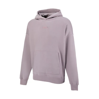 Puma Pink Pullover Hoodie with Solid Logo Design 534364-64