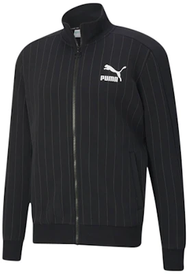 Puma Pinstripe Track Top Fleece Jacket Winter Black 530177-01 Buy Puma Pinstripe Track Top Fleece Jacket Winter Black 530177-01
