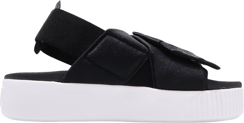 Puma black 2025 platform slides