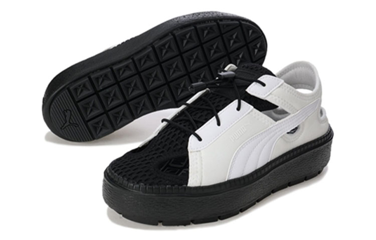 Shop Puma Platform Trace Lite Mule 'Putih Hitam' 382872-05