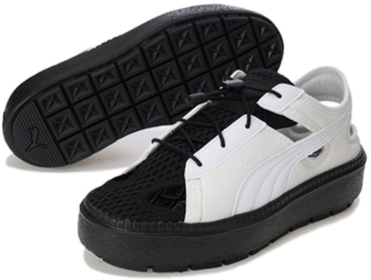 Puma Platform Trace Lite Mule 'White Black' 382872-05 Shop Puma Platform Trace Lite Mule 'White Black' 382872-05