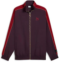 Puma PLAY LOUD T7 Vintage Logo Outdoor Track Jacket Unisex - Dark Red 629048-44 Puma PLAY LOUD T7 Vintage Logo Outdoor Track Jacket Unisex - Dark Red 629048-44