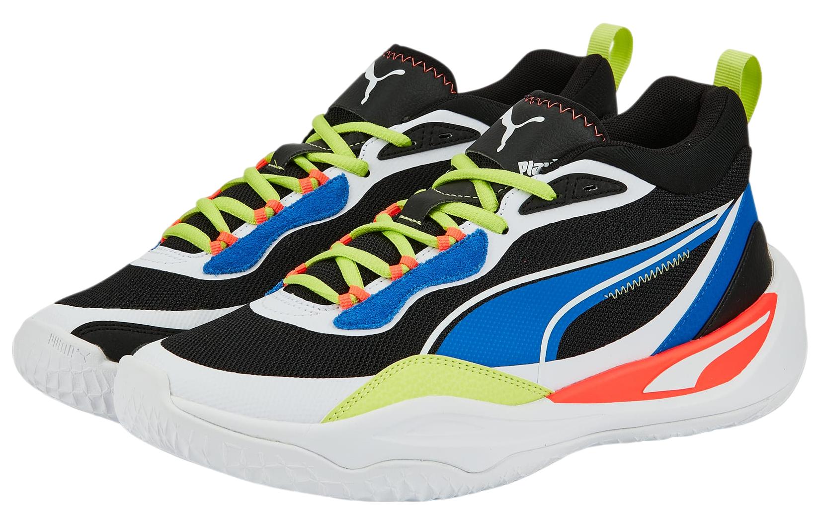 Lookbook 푸마 플레이메이커 '블랙 로얄 라임'  (Puma Playmaker 'Black Royal Lime') 385841-04