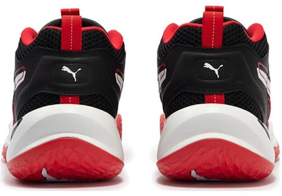 PUMA Playmaker 百搭舒適 防滑 籃球鞋 男女同款 黑白紅 Shop PUMA Playmaker 百搭舒適 防滑 籃球鞋 男女同款 黑白紅
