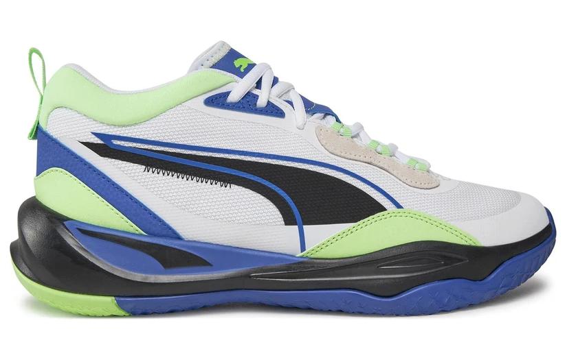 Order プーマ プレイメーカー 白青緑 (Puma プレイメーカー 白青緑) 385841-11