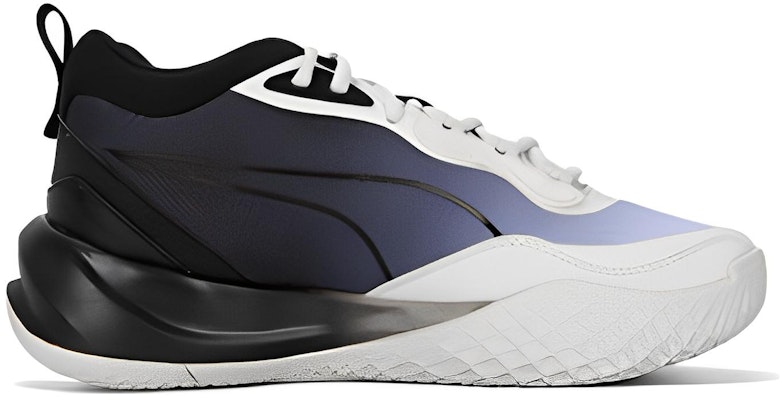 Puma Playmaker Fade Basketball Shoes 'White Black' 389328-02 Order Puma Playmaker Fade Basketball Shoes 'White Black' 389328-02