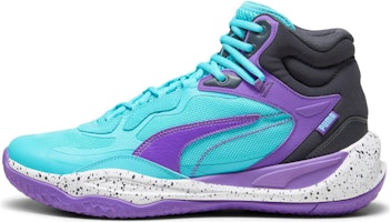 Puma Playmaker Pro Mid 'Purple Glimmer Bright Aqua' 377902-09 Puma Playmaker Pro Mid 'Purple Glimmer Bright Aqua' 377902-09