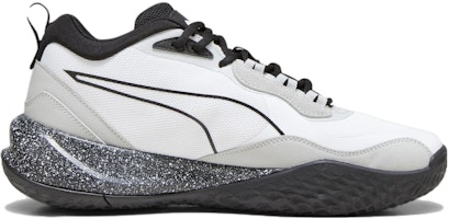 PUMA Playmaker Pro Splatter 減震耐磨 低筒 籃球鞋 男女同款 白黑 Order PUMA Playmaker Pro Splatter 減震耐磨 低筒 籃球鞋 男女同款 白黑
