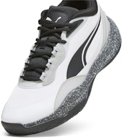 PUMA Playmaker Pro Splatter 減震耐磨 低筒 籃球鞋 男女同款 白黑 Shop PUMA Playmaker Pro Splatter 減震耐磨 低筒 籃球鞋 男女同款 白黑