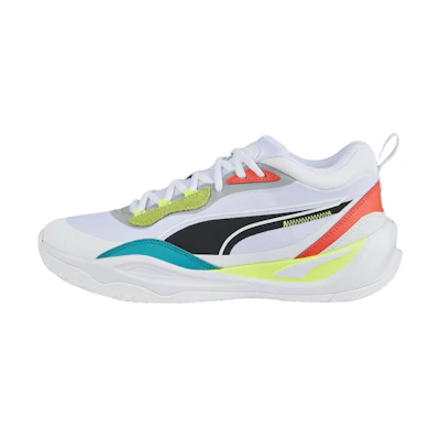 Puma Playmaker Pro 'White Fiery Coral Lime'