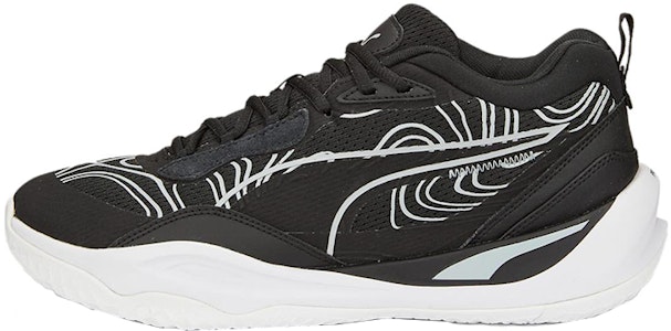 彪马Playmaker Pro Lava 黑白配色篮球鞋 377574-01 Buy 彪马Playmaker Pro Lava 黑白配色篮球鞋 377574-01