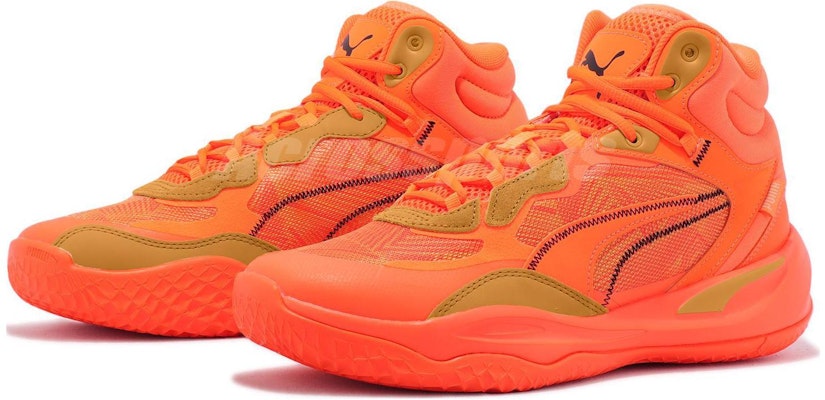 Puma Playmaker Pro Mid 'Laser - Ultra Orange' 378327-01 Shop Puma Playmaker Pro Mid 'Laser - Ultra Orange' 378327-01