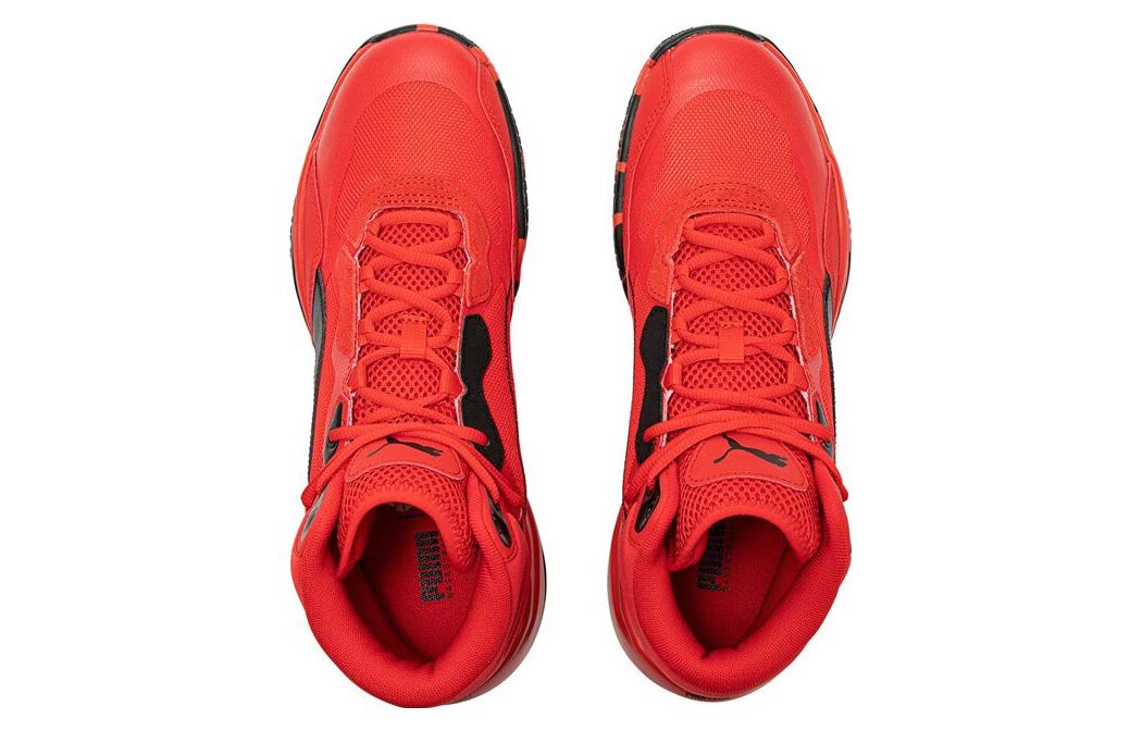 Lookbook 푸마 플레이메이커 프로 미드 '레드 블랙'   (Puma Playmaker Pro Mid 'Red Black' ) 377902-05