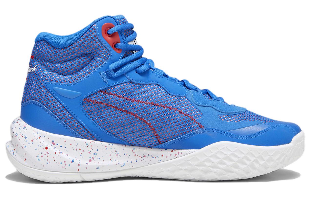 Order 푸마 플레이메이커 프로 미드 딜런 "블루메이징 레드" 379284-01