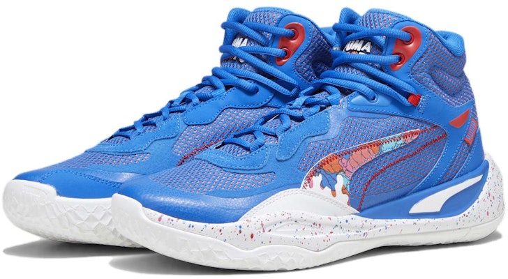 Puma Playmaker Pro Mid Dylan 'Bluemazing Red' 379284-01 Lookbook Puma Playmaker Pro Mid Dylan 'Bluemazing Red' 379284-01